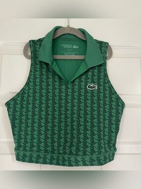 Lacoste Sport cropped polo - medium - tight fit